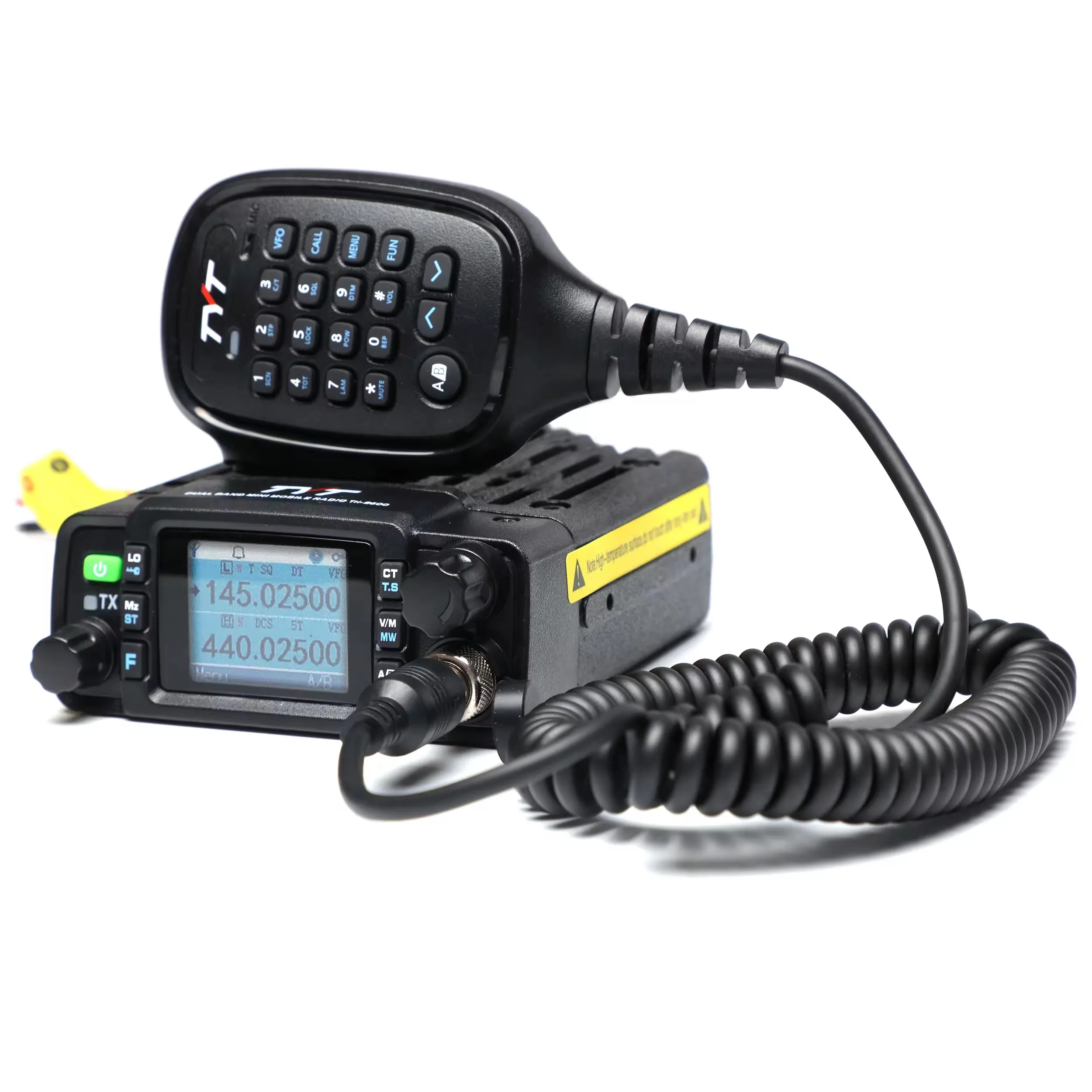 오리지널 TYT TH-8600 미니 무전기, IP67 방수 25W 듀얼 밴드 VHF/UHF 136-174/400-470MHz 차량용 무전기 Tyt Th-8600