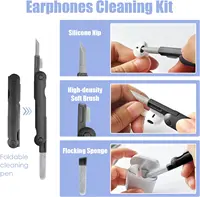 7-in-1 Cleaning Kit Computer Keyboard Cleaner Brush Earphones Cleaning Pen For Headset Phone Cleaning Tools Keycap Puller Set 2