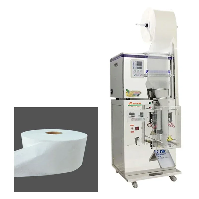 Tea Filter Paper Roll Film Food Coffee Herbal Medicine Heat Sealing Film Full Automatic Tea Bag Machine Packaging Material 1roll
