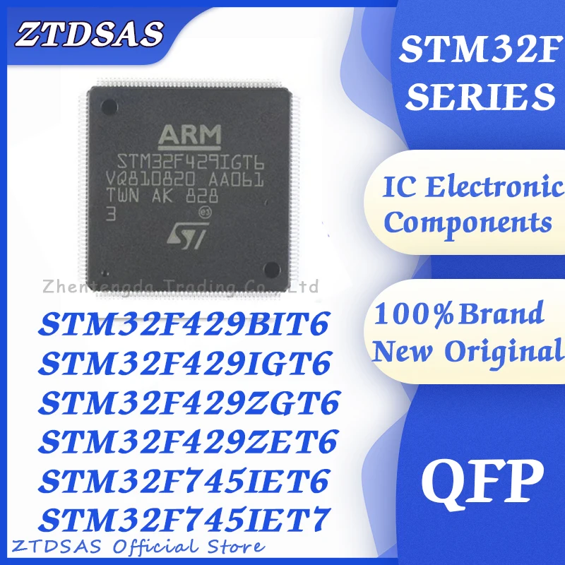 STM32F429BIT6 STM32F429IGT6 STM32F429ZGT6 STM32F429ZET6 STM32F745IET6 ...