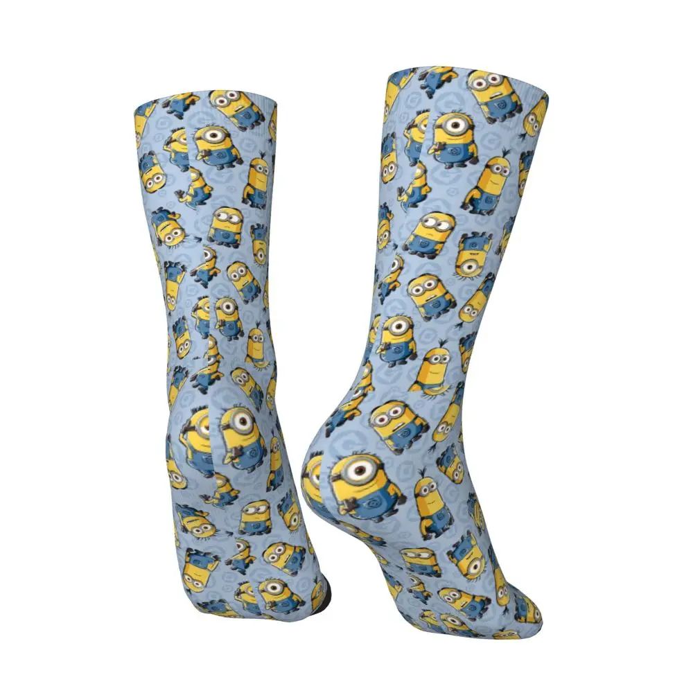 Custom Cool Print M- Minions Cartoon Socks for Women Men Stretchy Summer Autumn Winter M- Minions Bananas Crew Socks 184 Sf0fd526290804ff2b3f5b258408c69feL