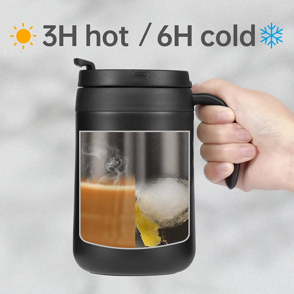 350ml/500ml Vacuum Insulated Coffee Mug Stainless Steel Metal Hot Cold  Drinks Mug Reusable Thermal Cups Travel Coffee Mug - AliExpress