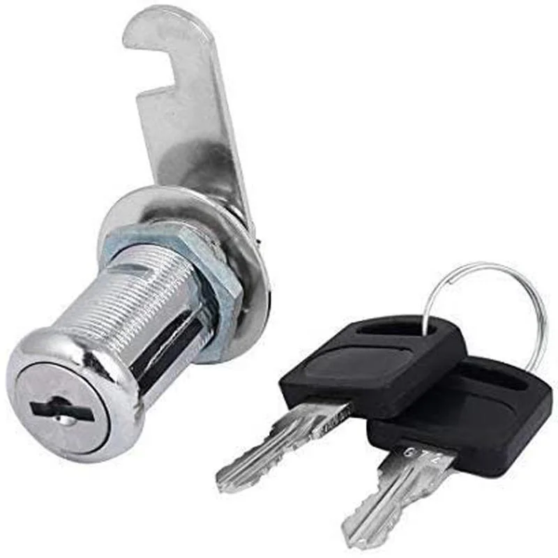 Drawer Cabinet Locking Security Cylinder Cam Lock w 2 Keys 19mm x 16(20/25/30/35/40)mm Thread cabinet door lock door lock buckle drawer lock