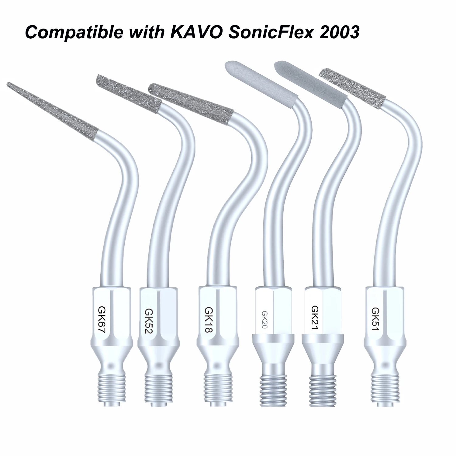 1Pc Dental Ultrasonic Scaler Tips Scaling Per Kavo Sonicflex Scaler Manipolo Gk1 Gk2 Gk4 Gk6 Gk12 Gk16 Gk18 Gk20 Gk21 Gk67