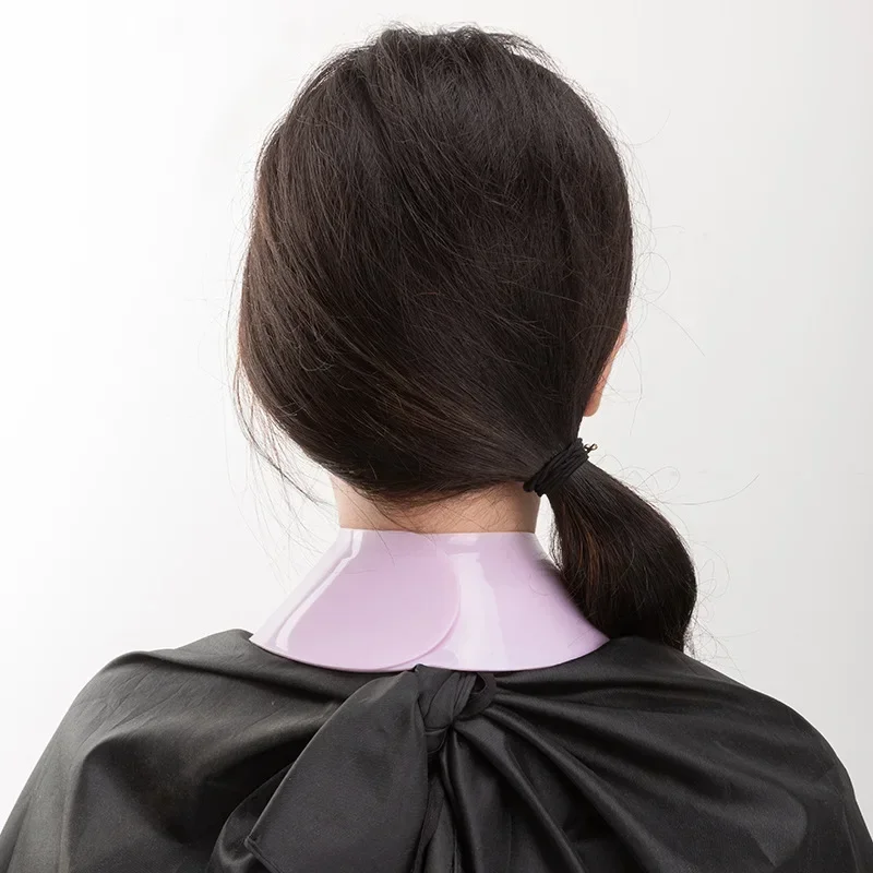 Silicone Stylist Cutting Collar Hair Dyeing Shawl Waterproof Neck Cape Wrap Cover Barber Hairdressing Hair Coloring Accessories 4