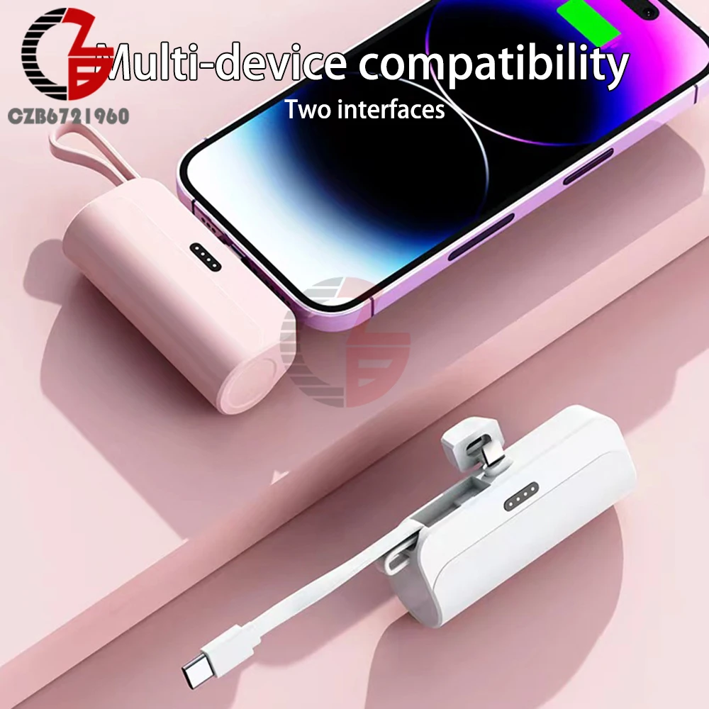 Mini Power Bank 18650 21700 Custodia per caricabatteria Telefono cellulare portatile Scatola batteria PoverBank Kit materiale per pacco di alimentazione mobile fai-da-te - Image 4
