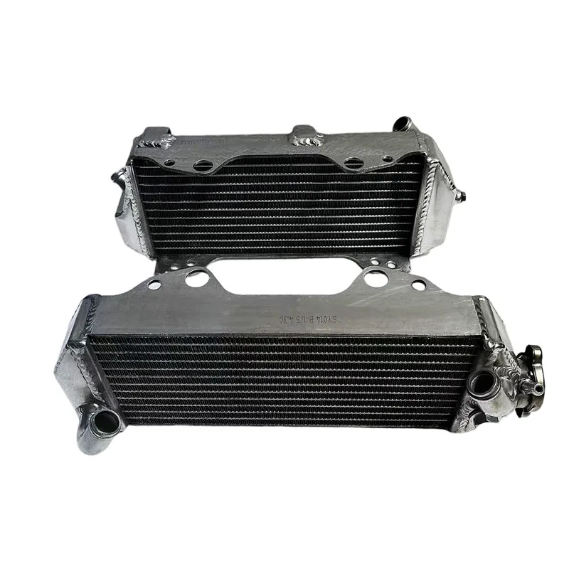 Mirror Polished Aluminum Radiator For Suzuki DR-Z400S/SM (2000-2022) – W/ Cap, Leak Tested-725567