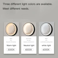 Nordic Moon Wall Lamp Modern Round Golden LED Wall Light Sconces Resin Luminaire For Living Room Bedroom Interior Decor Lighting 2