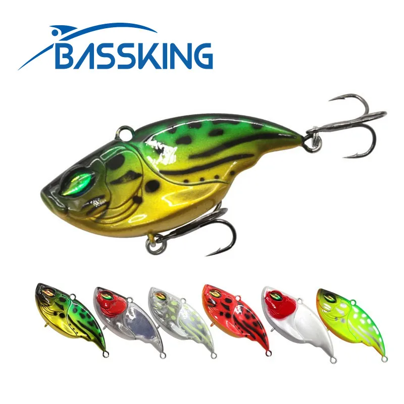 

BASSKING Sinking VIB Bait 55mm10.5g Hard Fishing Lure Vibration Swimbait Isca Artificial Para Pesca Leurre Peche Fishing Wobbler