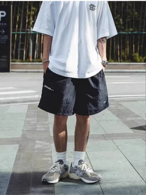 Men Fashion Letter Print Summer Sports Jogging Casual Shorts Best Quality Polyester Cotton Fabric WTAPS Quick Drying Shorts 2