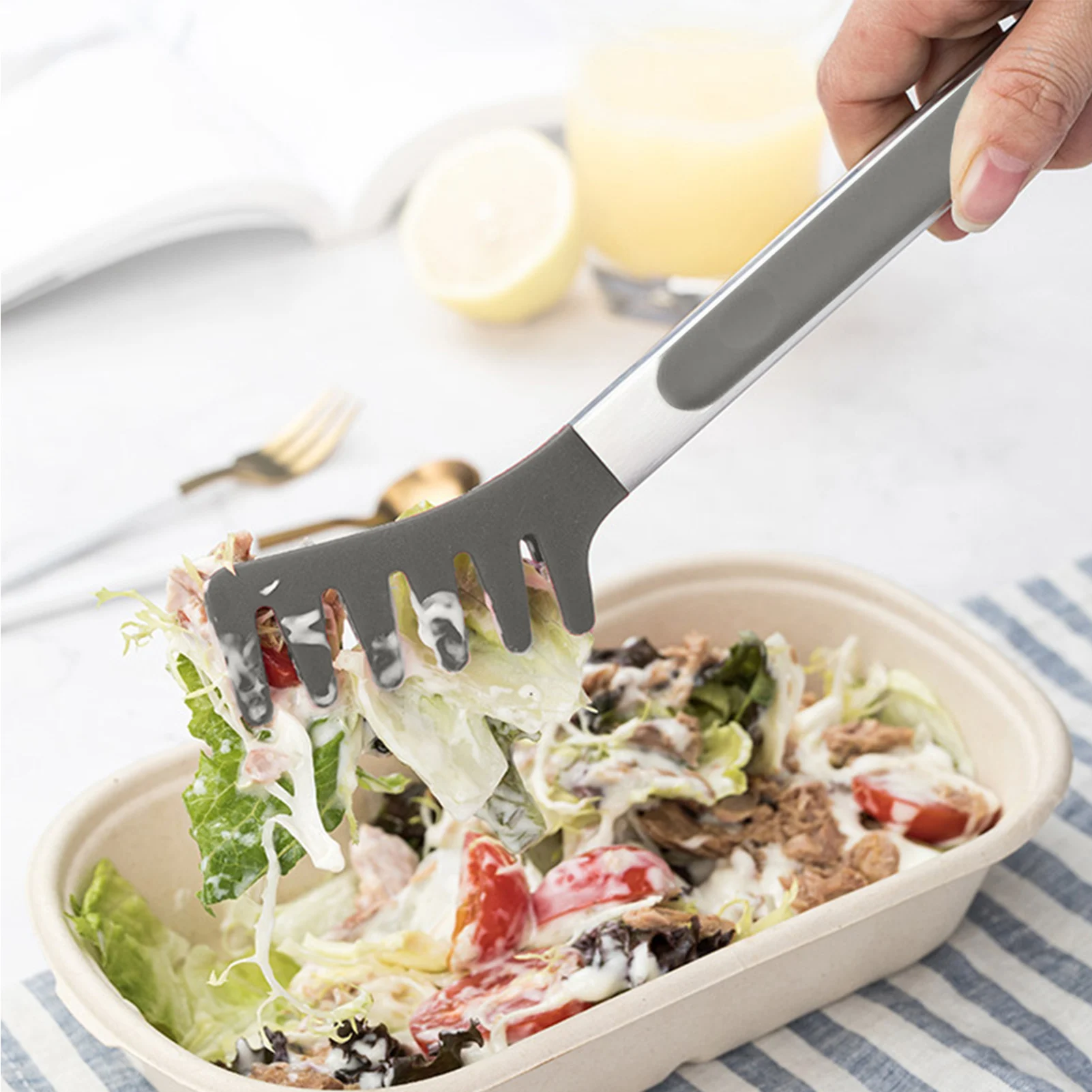 Household Spaghetti Tongs Silicone Noodle Pasta Food Clip Pasta Scoop Colander Egg White Separator Drain Spoon Kitchen Accessori