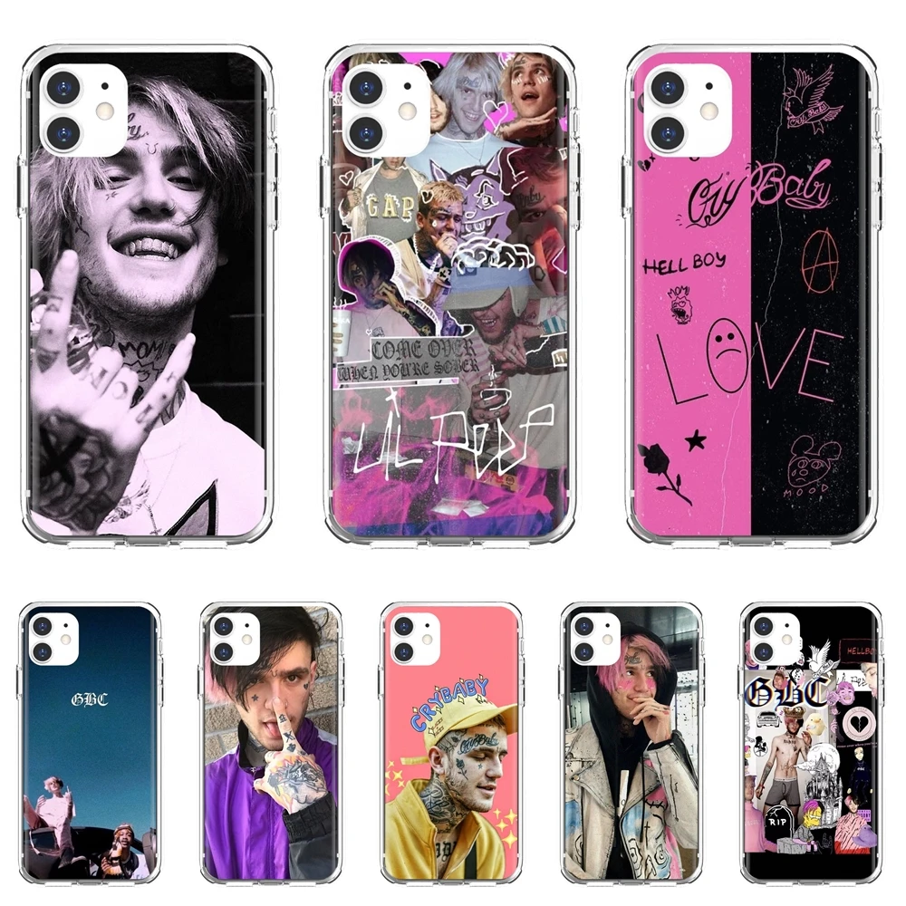 Прозрачный чехол из ТПУ для Samsung Galaxy S10 S10E S20 FE S21 S30 S8 S9 S7 Plus Ultra Edge Lite Lil-Peep-Lil-Bo-Peep |