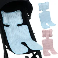 Summer Baby Stroller Mat Cool Breathable Cotton Soft Baby Pram Sleep Cushions Washable Outdoor Stroller Accessories Seat Cushion