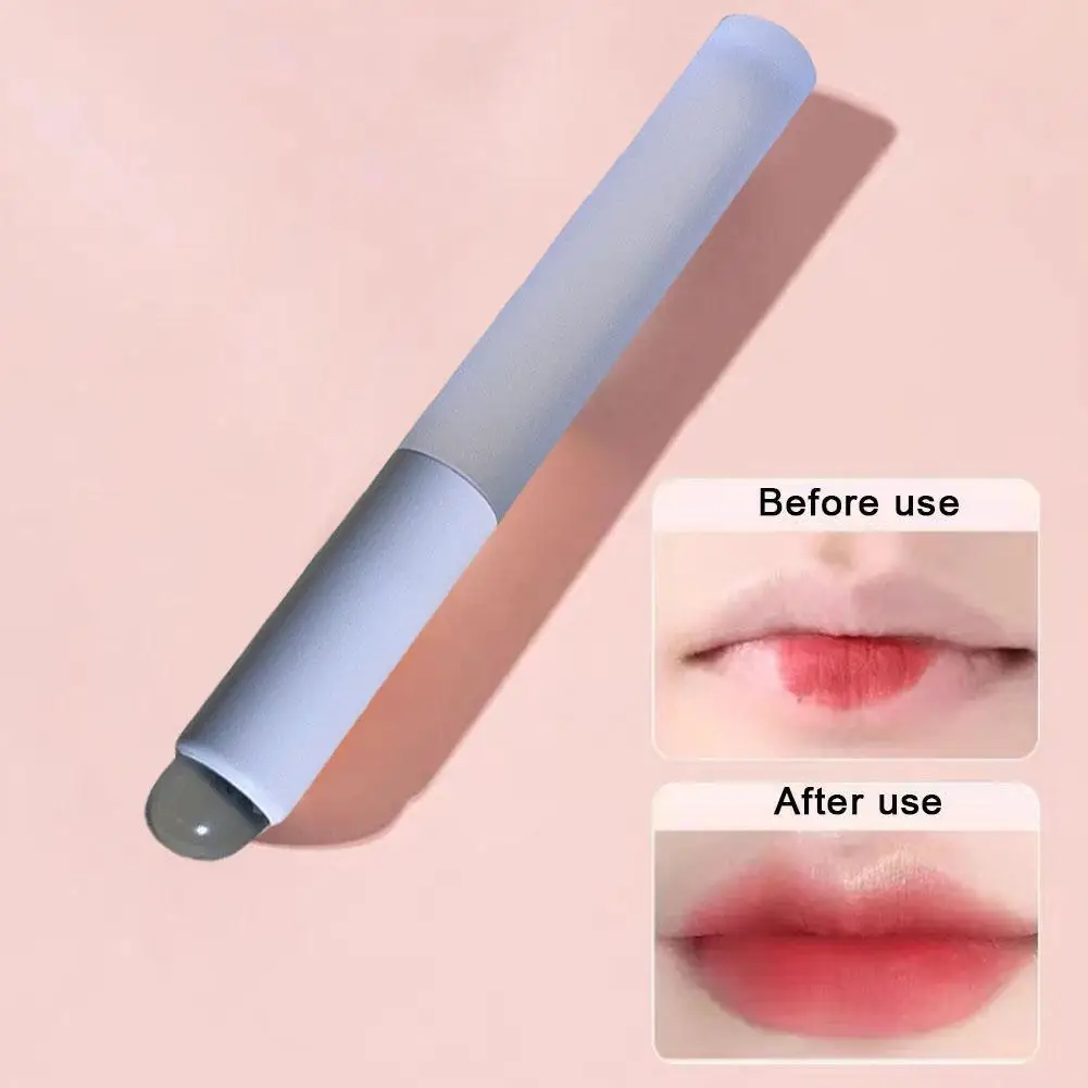 

Silicone Lip Brush Concealer Makeup Brush Tool Portable Round Head Like Fingertips Q Soft Lipstick Brush Concealer Brush
