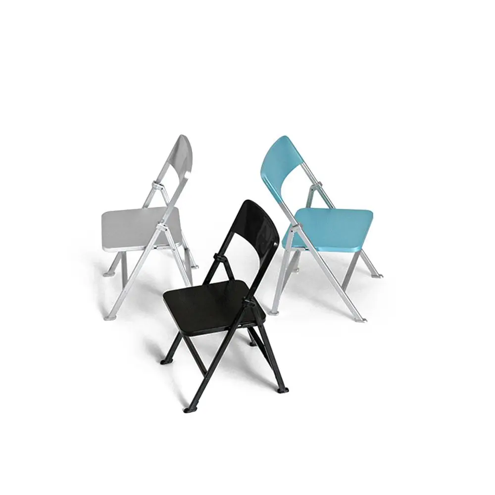 Foldable Plastic Beach Chair for Dollhouse Mini Garden