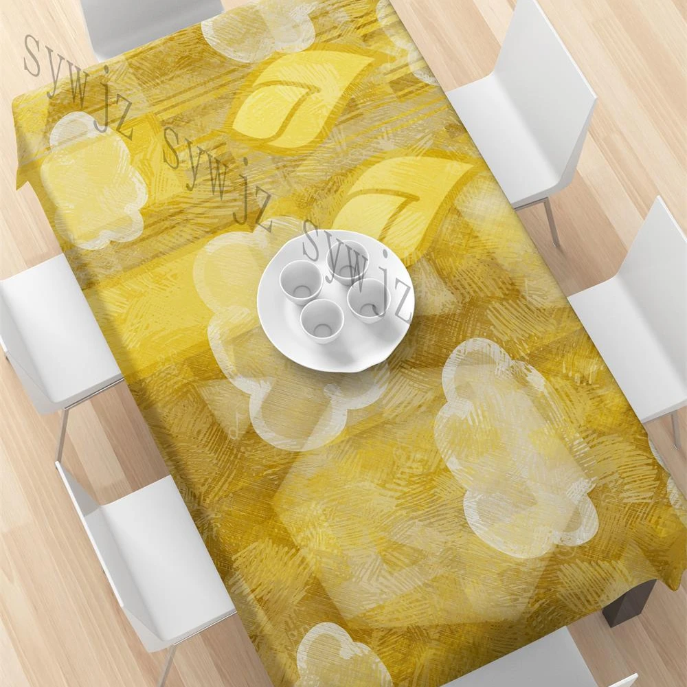 HighendAtmosphericShabbatRectangularHomeDiningTableTablecloth