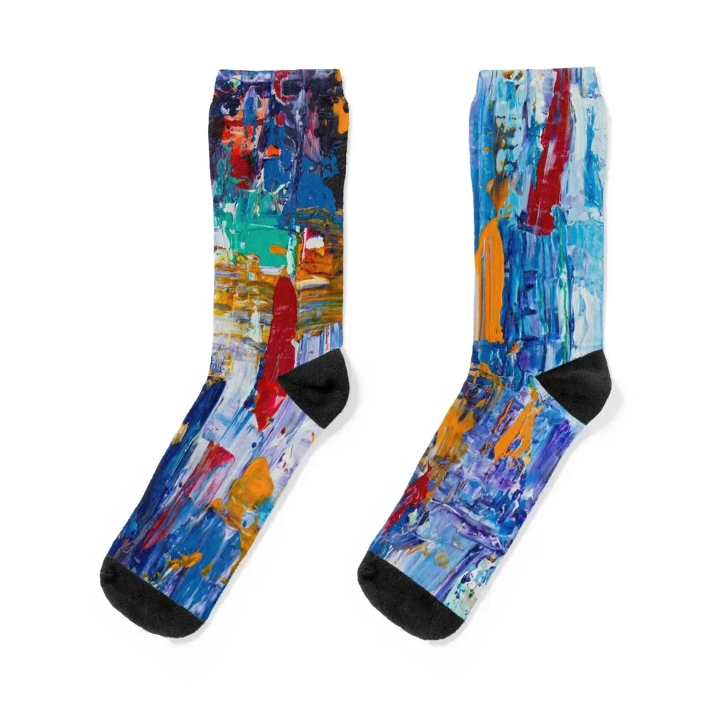 

spunky painting,,,bright colors Socks anti-slip Crossfit sport Wholesale Mens Socks Women's
