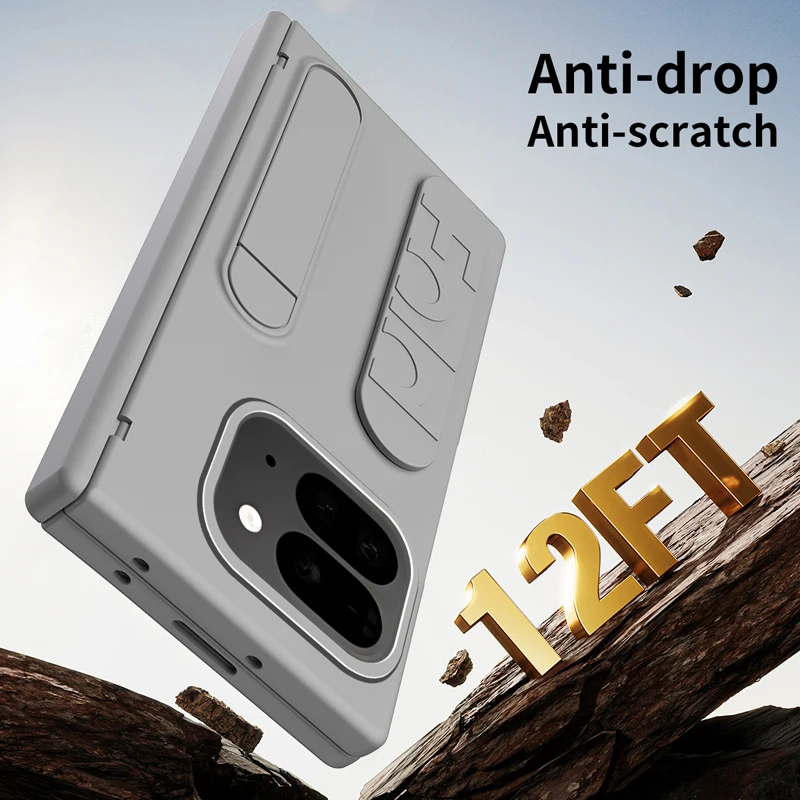 Luxury PU Leather Case with Wristband and Screen Protector