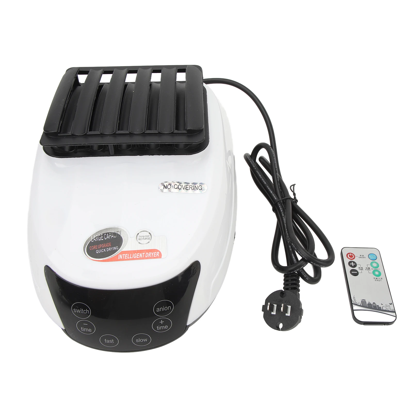 1500W Electric Clothes Dryer Portable Quickly Drying Clothes Shoes Negative ion Heater Dryer Machine Warm Air Remote Control 6