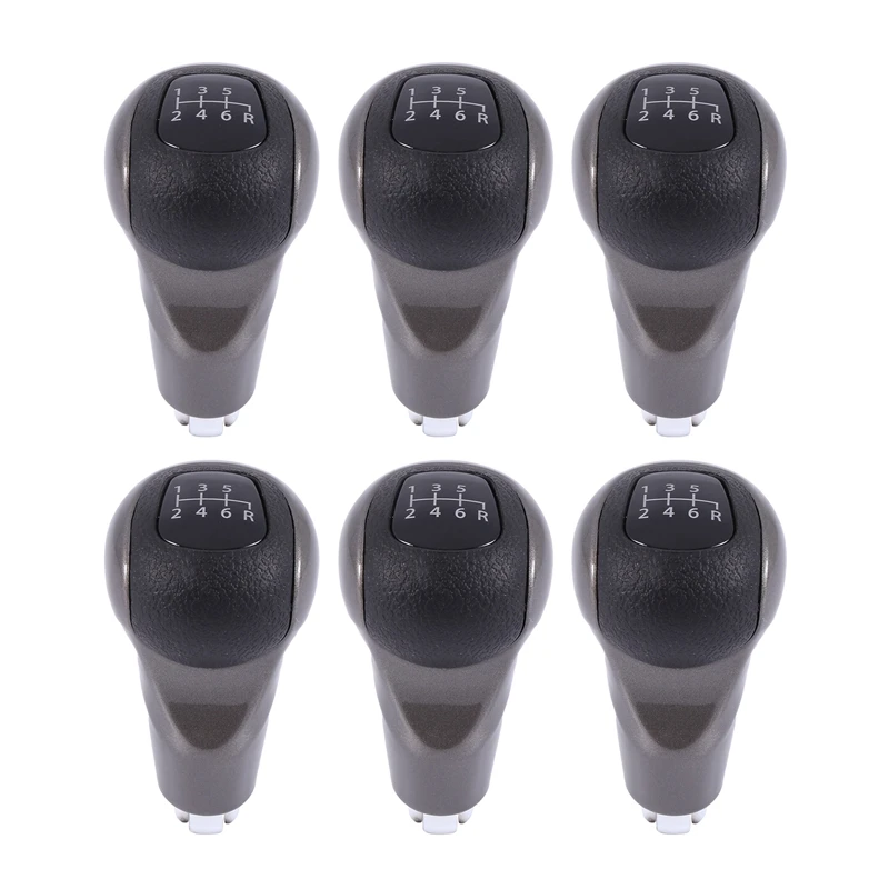 

6X 6 Speed MT Car Gear Shift Knob Stick Ball Head Change Lever Knob For Honda Civic DX EX LX 2006-2011 54102-SNA-A01