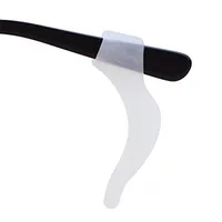 Crochets d'oreille anti-chute en silicone pour femmes et hommes, manchon d'oreille de jambe de lunettes coordonnantes, accessoires de porte-lunettes transparents, 5 paires, 20 paires 3