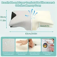 Butterfly Sleep Memory Neck Pillow Slow Rebound Comfortable Memory Foam Sleep Pillow Cervical Orthopedic Neck Massage Bed Pillow - Image 5