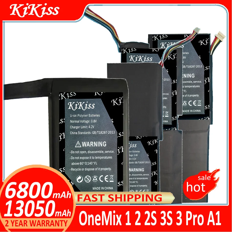 

KiKiss Battery For One Netbook OneMix 1 2 2S 3S 3 Pro 3Pro A1 OneMix1 OneMix2 OneMix2S OneMix3S OneMix3 OneMix3 Pro Batteries