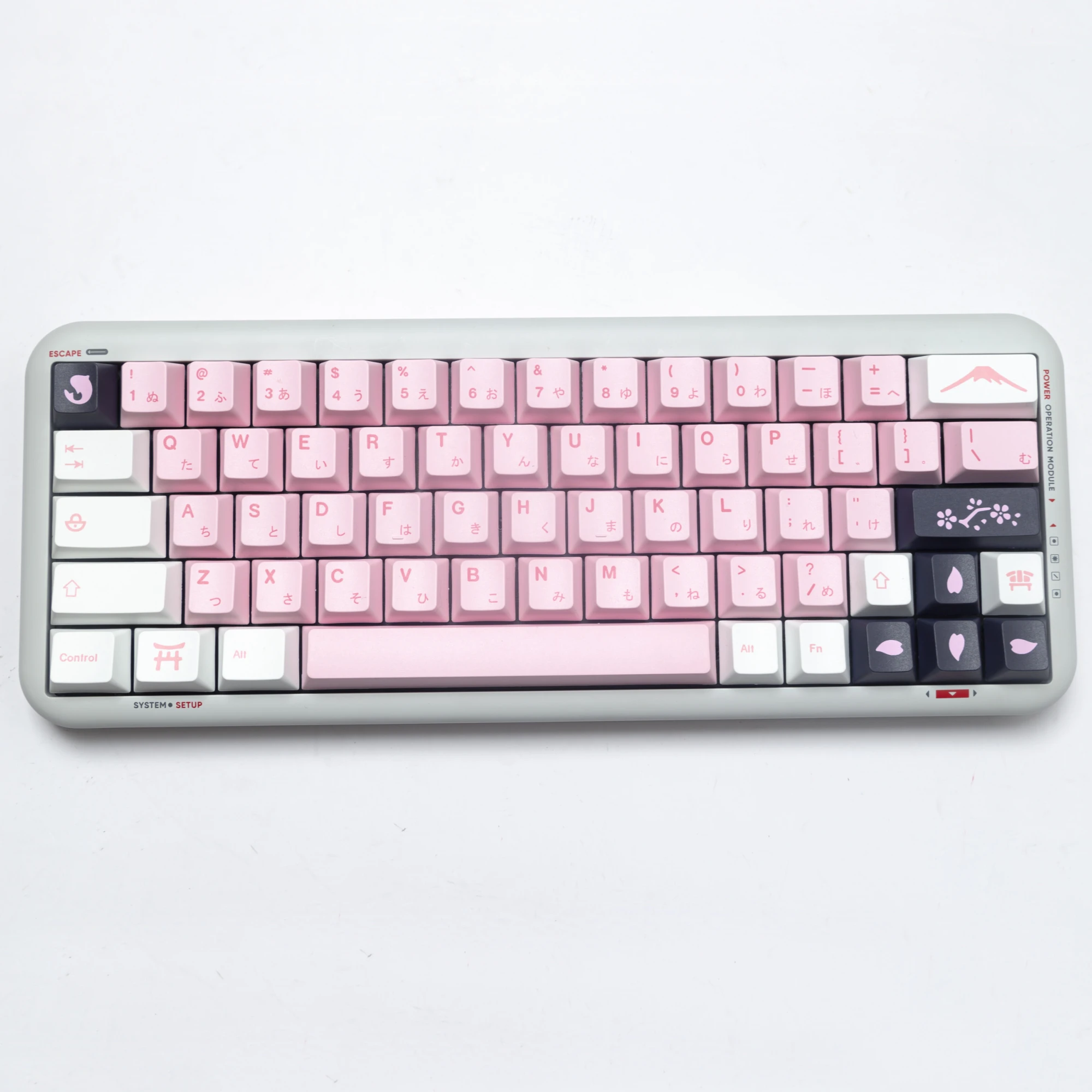 Cherry Blossom Japonês Keycaps 145 Teclas Pbt Sublimação de Tintura Perfil Cereja para mx Switch Teclado Mecânico Keycaps - Imagem 6