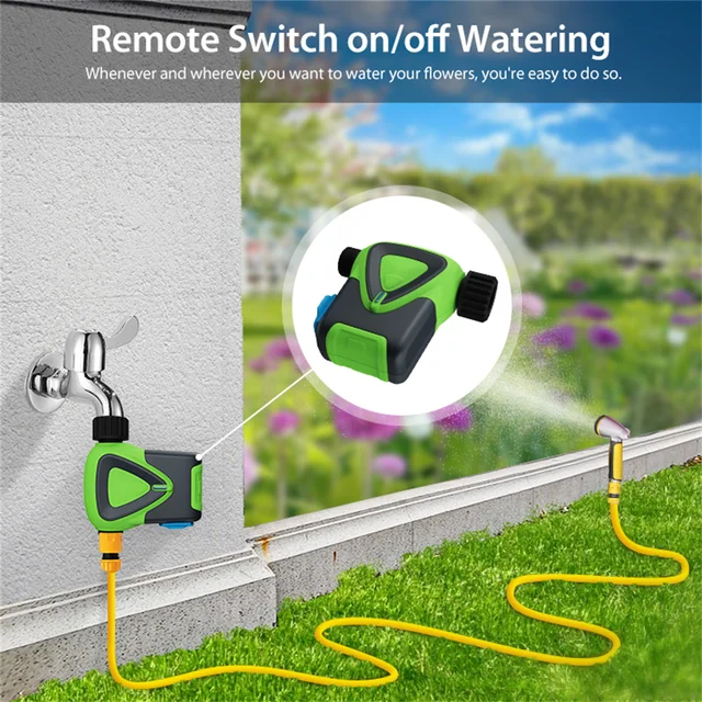 Tuya WIFI  Smart Irrigation System Timer Water Valve IP65 Waterproof Auto Drip Irrigation Controller Smart Home Watering Control 5