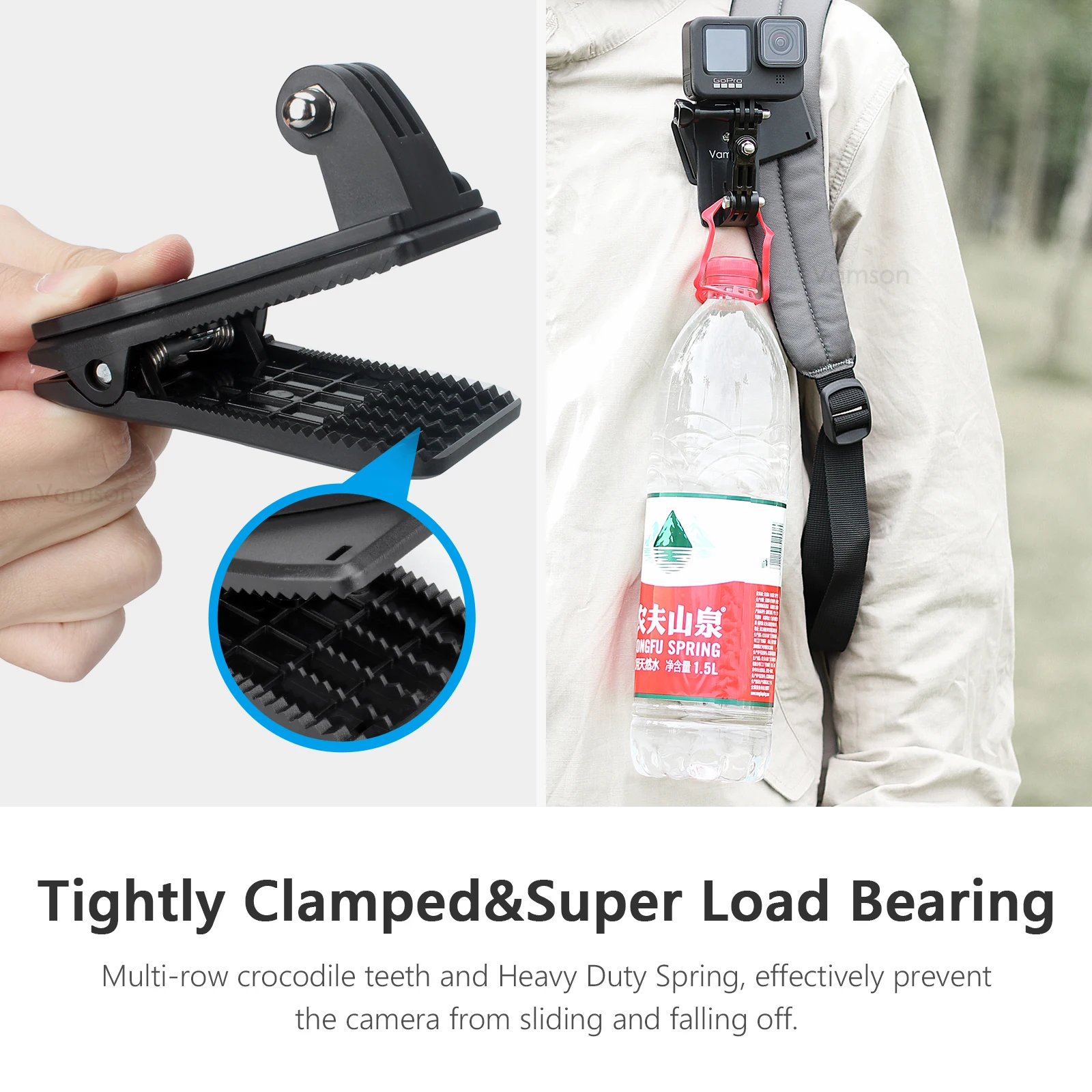 Vamson 360 Degree Mobile Phone Clip Cellphone Backpack