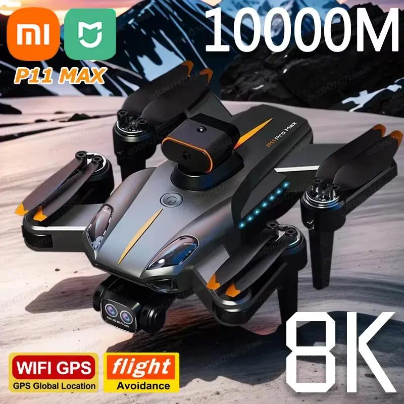 Iconic Brand MIJIA P11S Drone 8K GPS Professional HD Aerial Photography Dual-Camera Omnidirectional Obstacle Avoidance Quadrotor Drone