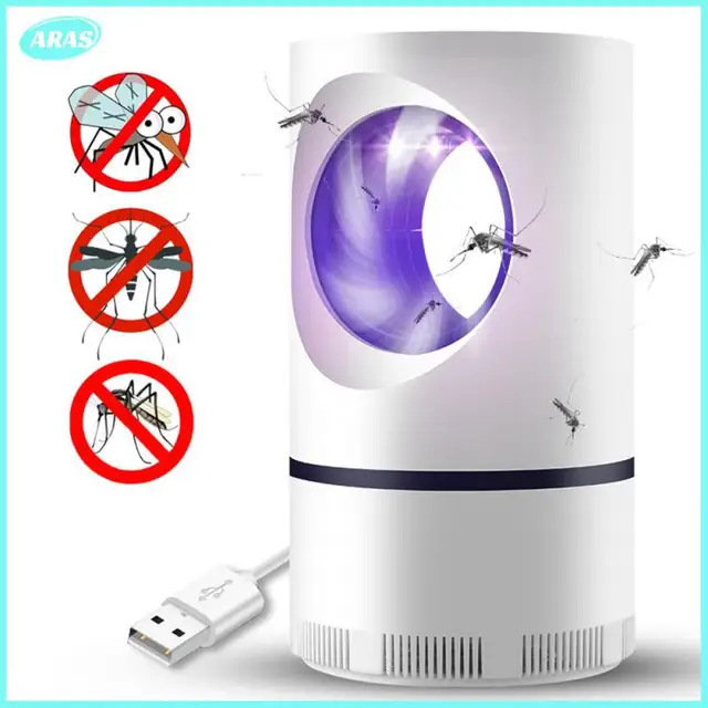 Szúnyoggyilkos Lámpa Elektromos Éjszakai Fény Szúnyog Csapda Szúnyogtaszító Rovar Gyilkos Néma Ultraibolya