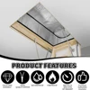 Attic Tent Insulation Cover 25”x 54”x 11”Attic Stairway Sealed Barrier Dust Cover Home Attic Heat Insulation Warming Tools 5