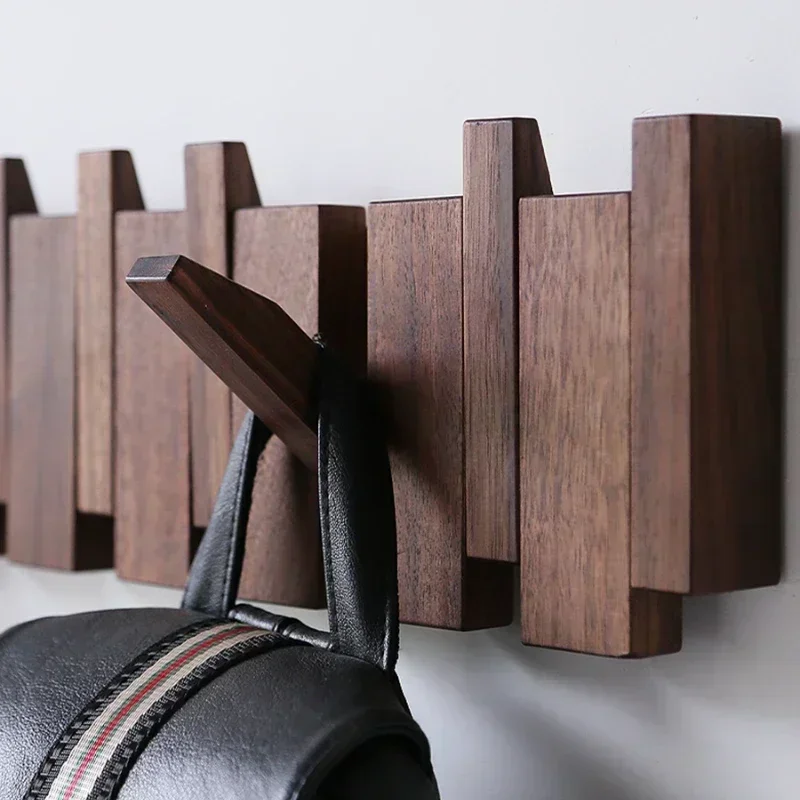 

Creative Piano Key Clothes Hanger Wall Wood Living Room Bedroom Coat Hat Rack Organizers Storage Simple Clothing Wall Coat Rack