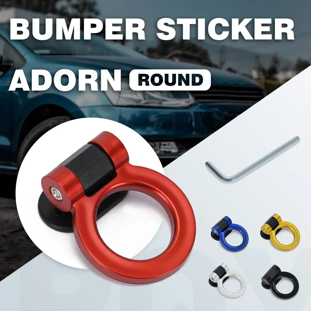 ABS Plastic Universal Trailer Tow Hook Kit with Adhesive Sticker