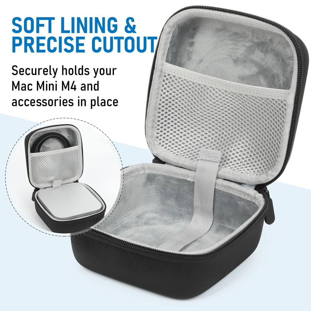 Carrying Bag for Apple Mac Mini M4/M4 Pro2024 Shockproof Protective Pouch Portable Travel Storage Case For APPLE Mac Accessories