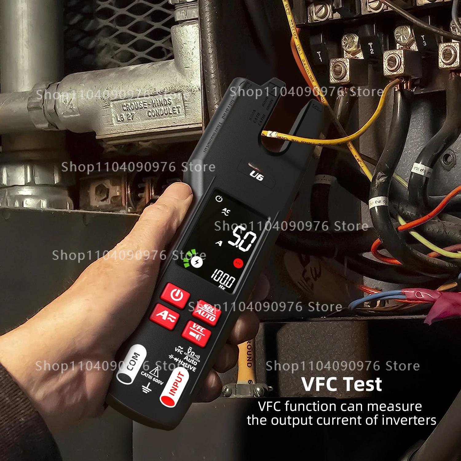 U6X ammeter U-type infrared temperature measurement multimeter AC and DC clamp m