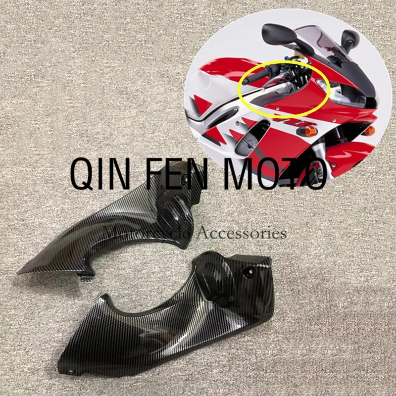 

Carbon Fiber Paint Side Air Duct Cover Fairing Insert Part Fit For Yamaha YZF R6 1998 1999 2000-2002