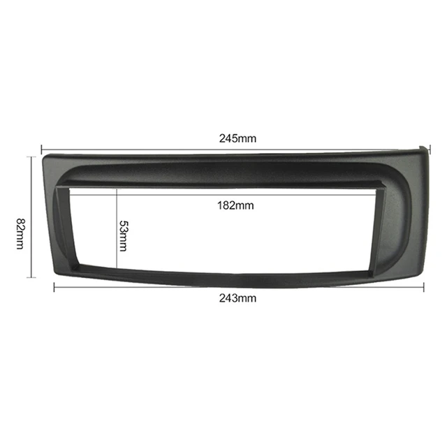 Radio de coche 1DIN Fascia para RENAULT Scenic Megane I 1996-2002, Panel de  marco de reacondicionamiento, reproductor de DVD, kits de bisel - AliExpress