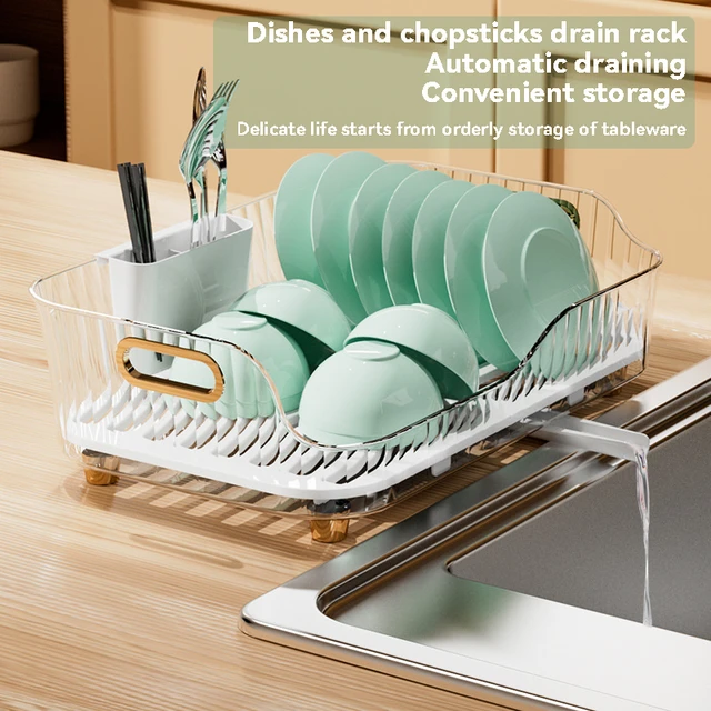 Adjustable Dish Drying Rack Stainless Steel Dish Drainer Fruit Vegetable Drainer  Kitchen Sink Drain Holder Storage Rack - AliExpress