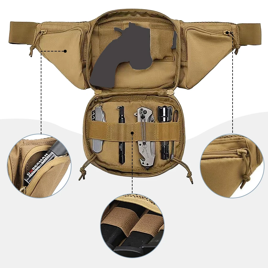 Waterproof Waist Bag for Running Cycling Sports
