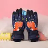 Children's Skiing Warm Gloves Cartoon Boys Girls Kids Cycling Skating Non-slip Thick Velvet Large Children Gloves 7-10 Years Old 3