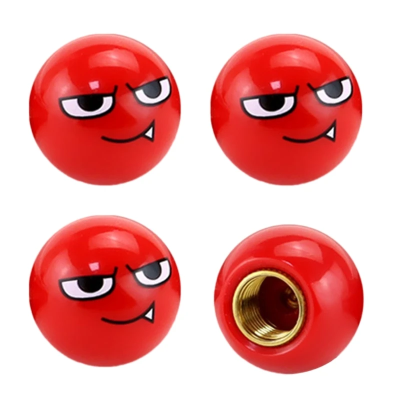 

4Pcs/Set Universal Car Red Round Ball Antirust for Motorcycles D5QD