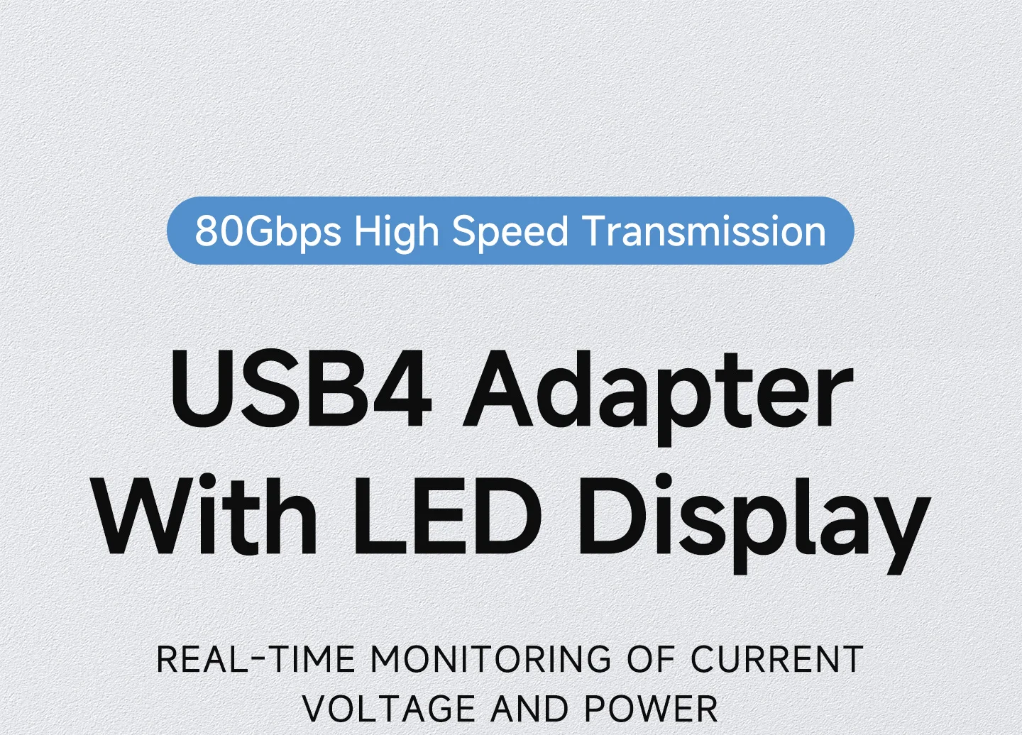 USB4 Adapter with LED Display 80Gbps Hagibis