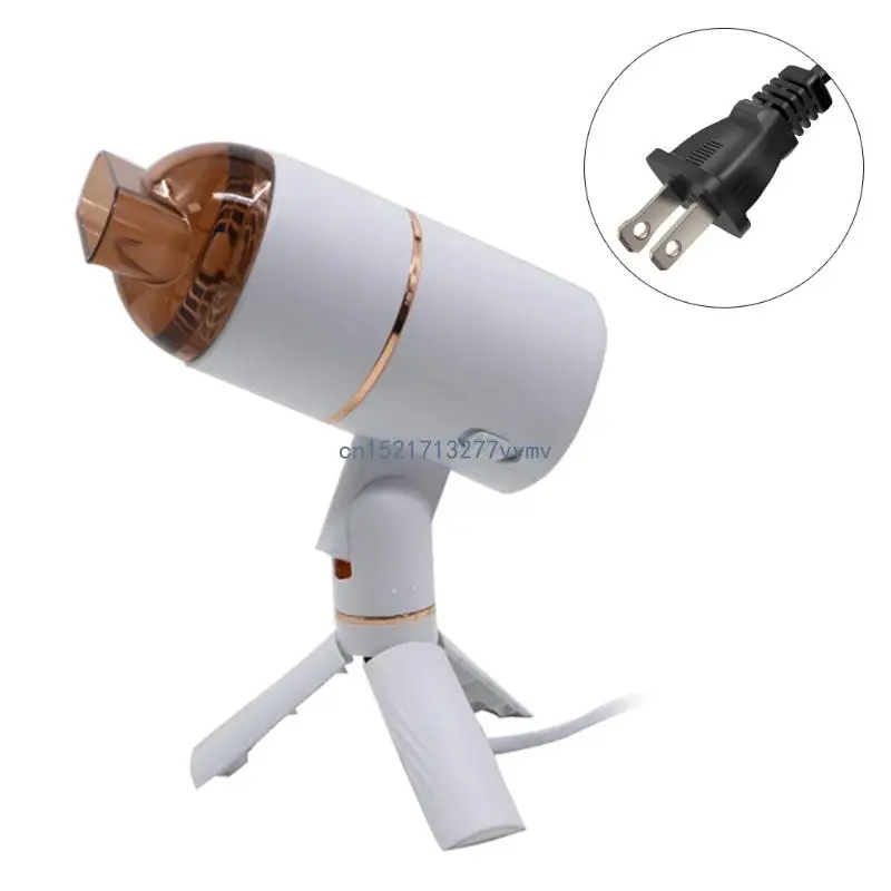 

Hands-free Hair Dryer with Tripod Stand, Foldable Negative Dryer Adjustable 3 Gear Desktop Hair Dryer for Women Men