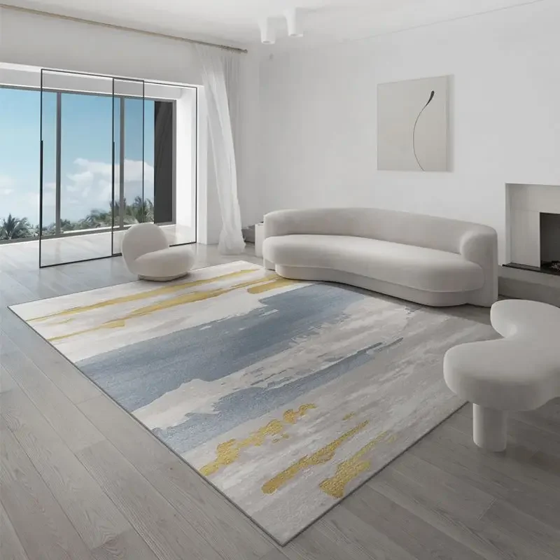 

Living Room Carpet Non-slip Large Area Rug Nordic Abstract Carpet Rugs for Bedroom Home Decoration Bedroom Bedside Rug Door Mat