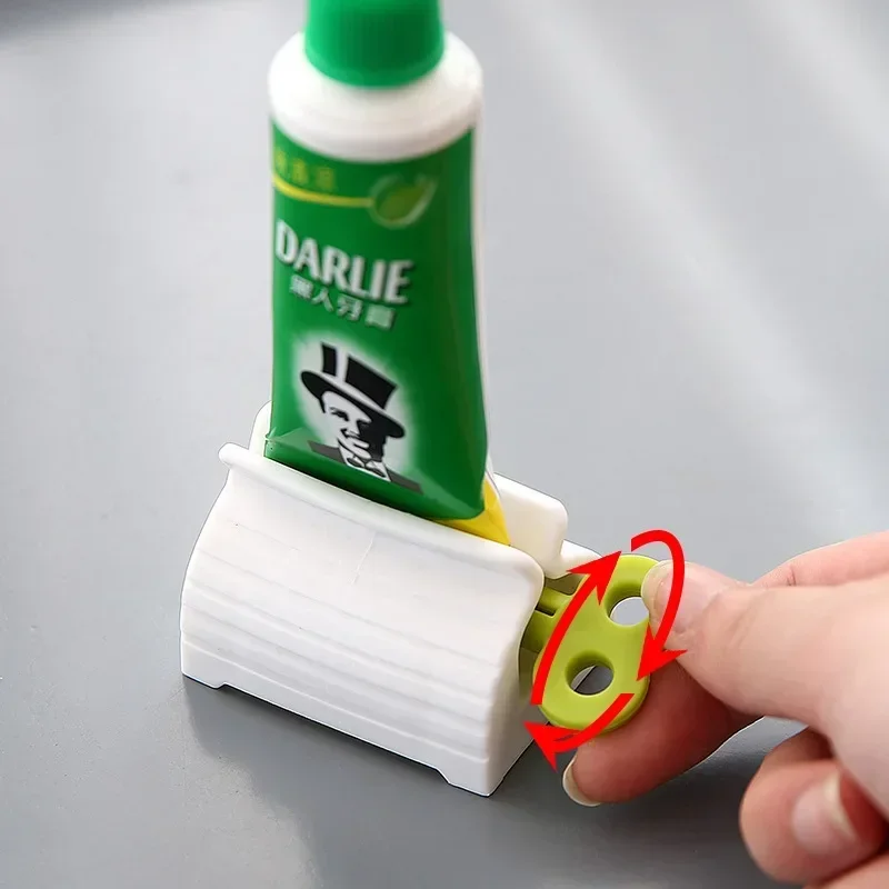 Home Toothpaste Dispenser Squeezer Bathroom Accessories Toothpaste Holder Organizer Hair Dye Cosmetic Creative Squeezer No Waste