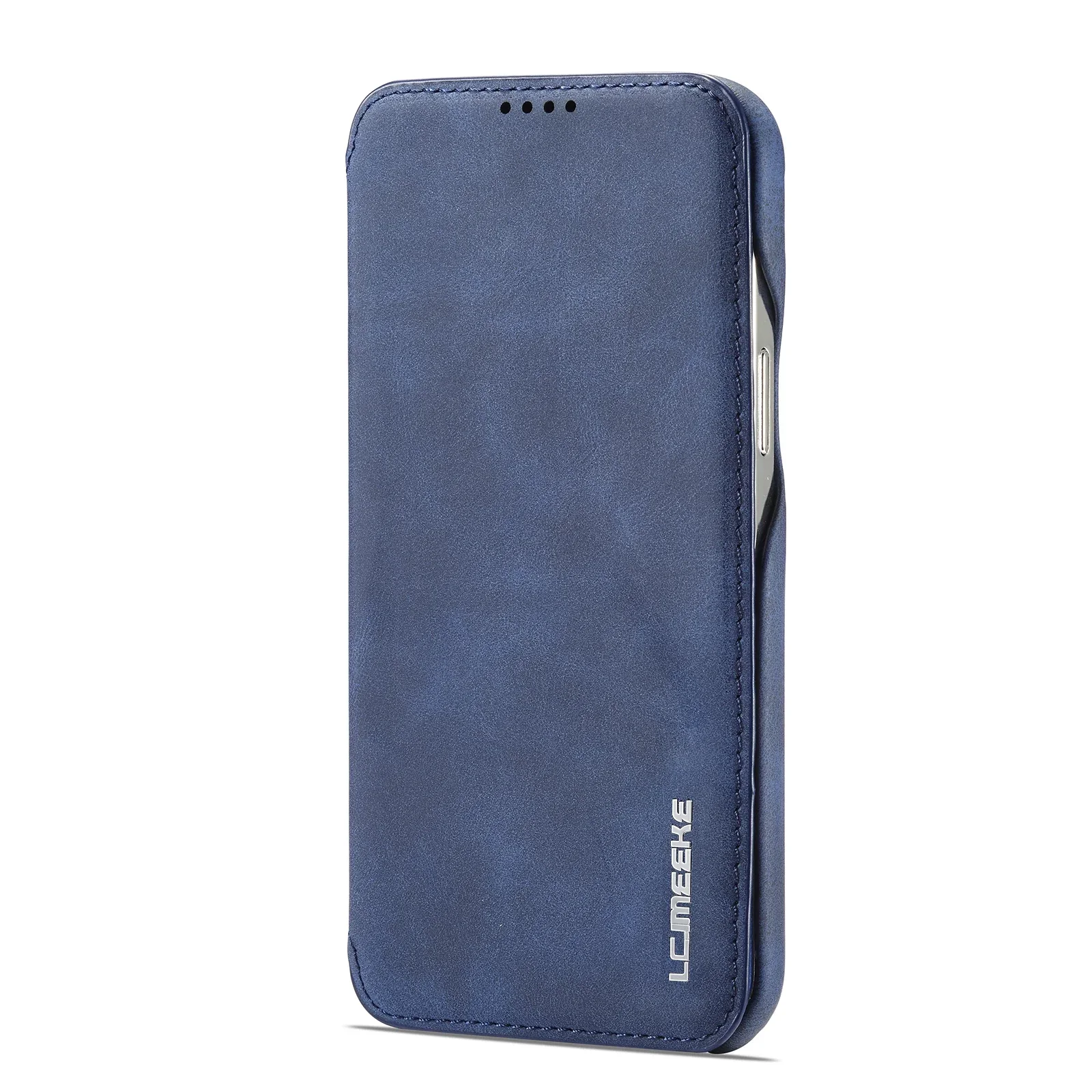 Leather Flip Wallet Phone Cover with Slim Card Slots