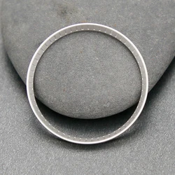 Premium Stainless Steel Watch Chapter Ring with Marker (Matte Silver)