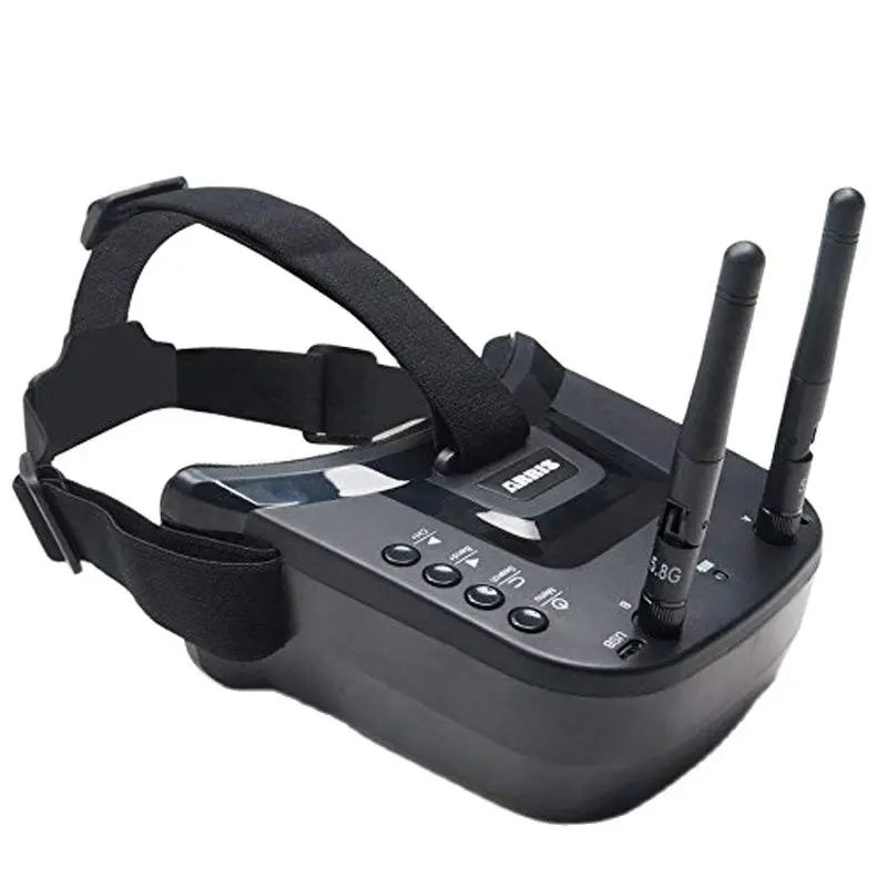 

VR009 Headset 5.8G FPV Goggles Raceband 40CH Auto-Searching with 3inch 480x320 HD LCD Built-in 3.7V 1200mAh Battery